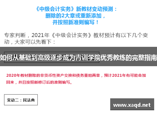 如何从基础到高级逐步成为青训学院优秀教练的完整指南